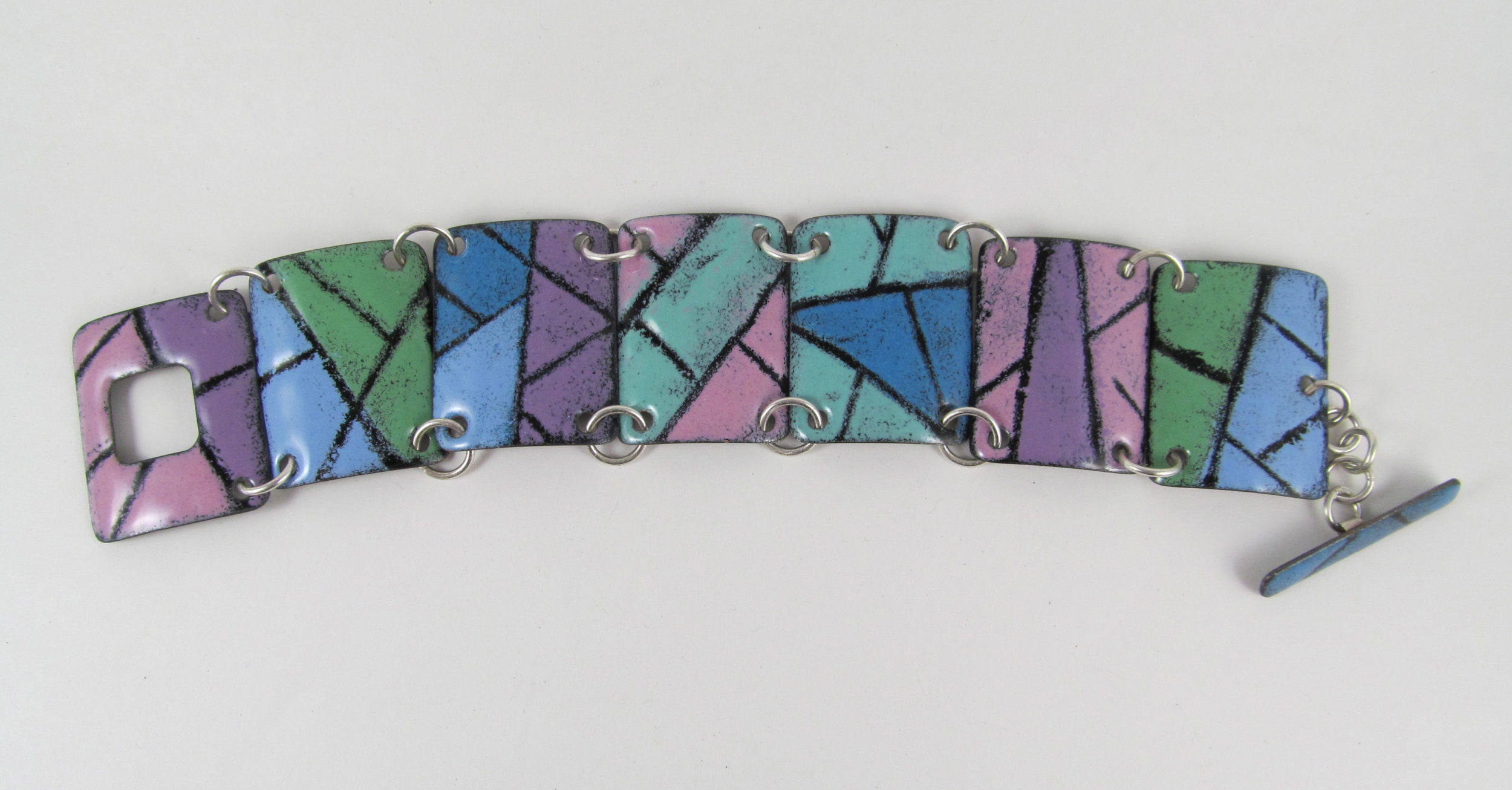 Spring Fling Sgraffito Bracelet