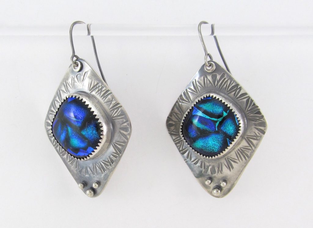 Blue-Green Pools Earrings