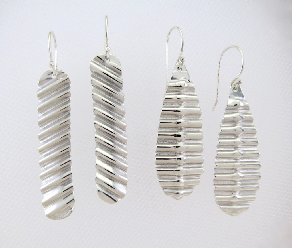 Corrugated Earrings