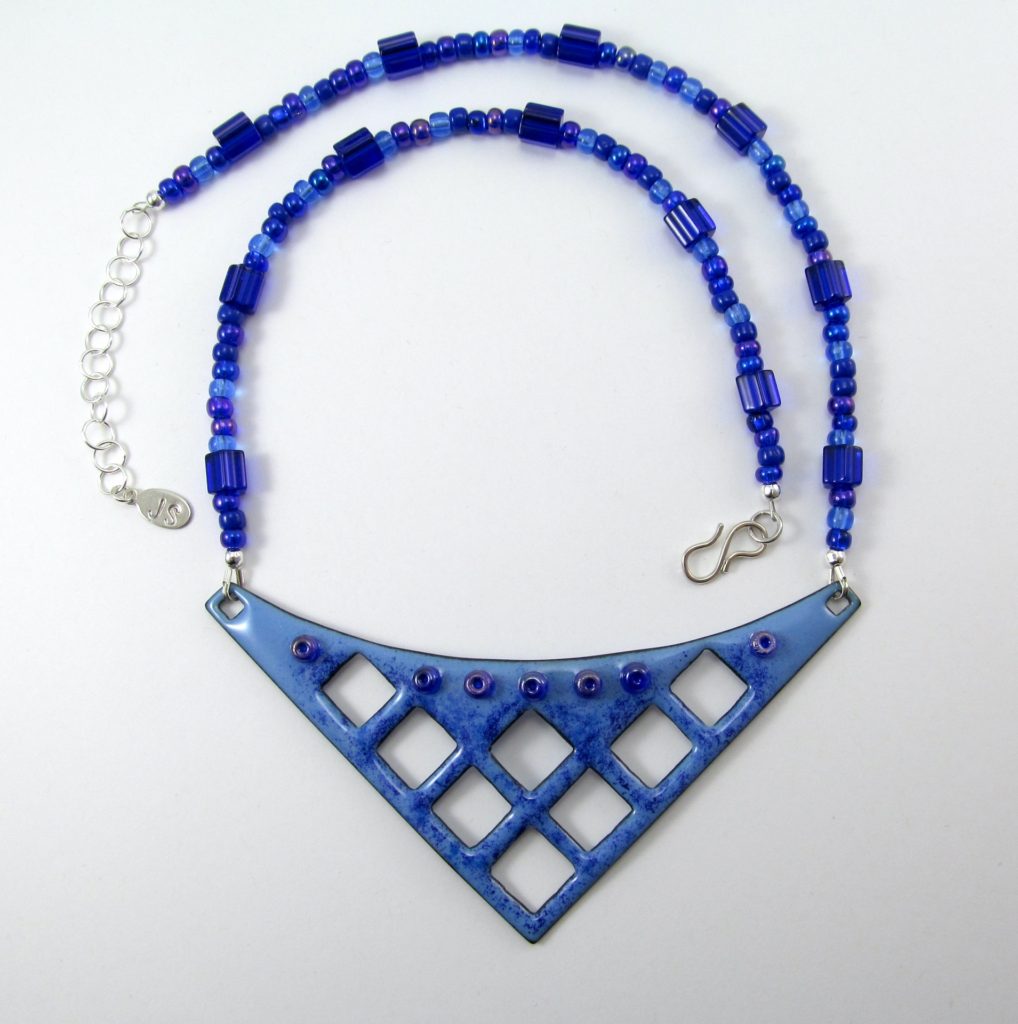 Triangle Squares Necklace