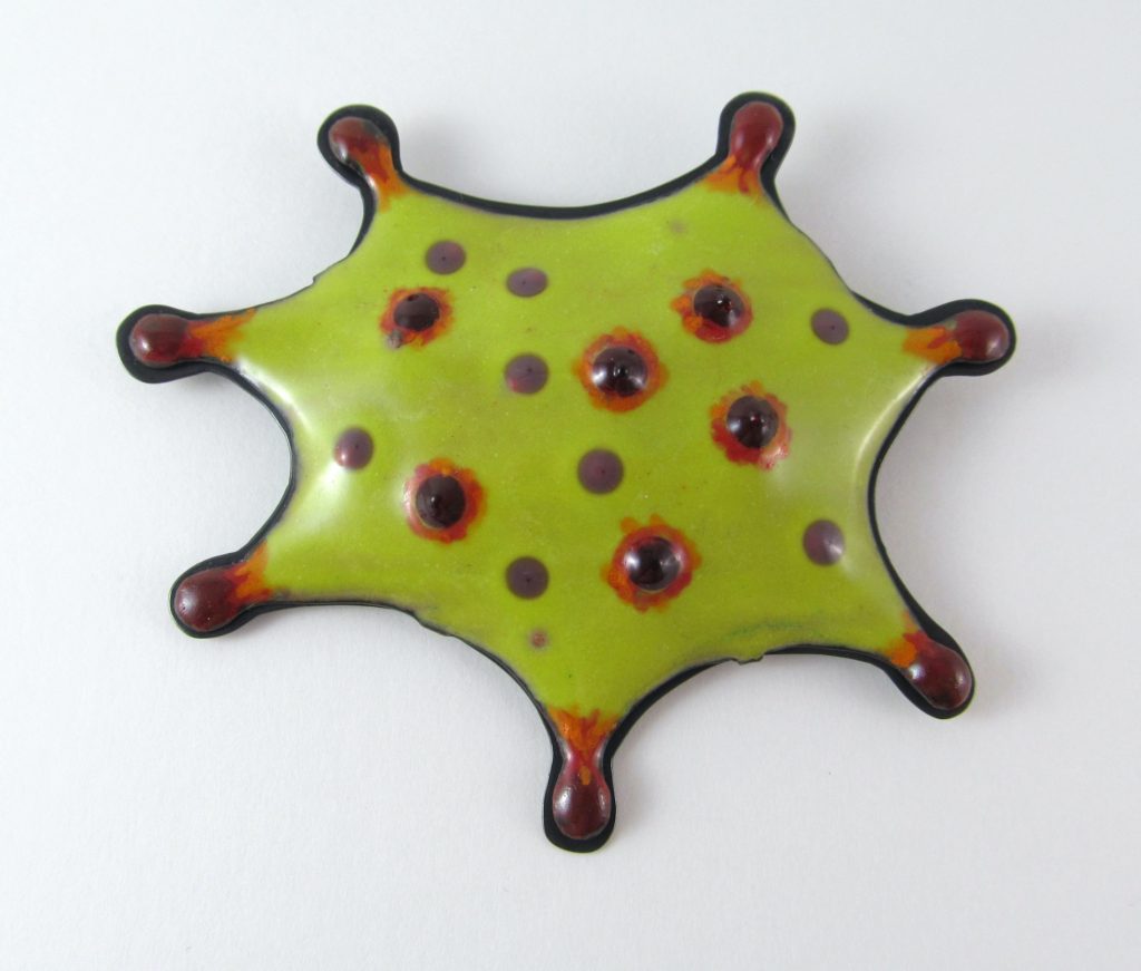 Virus Brooch